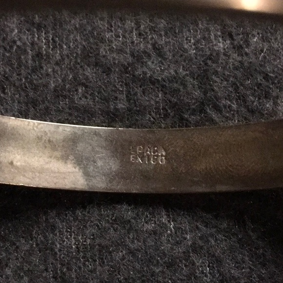 Abalone Shell and Alpaca Silver Bangle - Picture 7 of 7